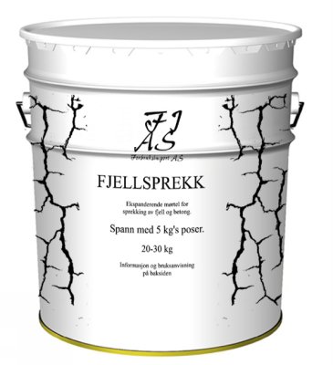 Steintransport AS er forhandler av FJELLSPREKK